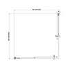 Aquanet  Душевой уголок "Delta Cube NPE1142" 90x90, прозрачное стекло
