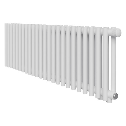 Трубчатый дизайн-радиатор Royal Thermo Shift R22 VC2030 18 секций, белый, нижнее подключение