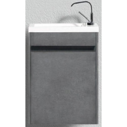 BelBagno Тумба с раковиной PIETRA MINI 460 R Stucco Cemento