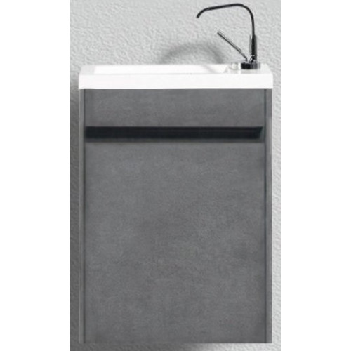 BelBagno Тумба с раковиной PIETRA MINI 460 R Stucco Cemento