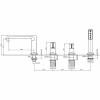 Смеситель на борт ванны BelBagno Uno UNO-BVD4-NERO черный матовый