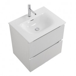 BelBagno Тумба с раковиной Uno 60 подвесная Bianco Opaco с раковиной BB-8099-60