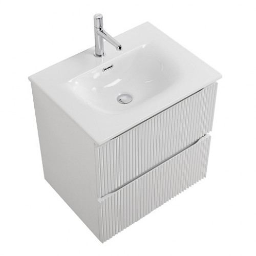 BelBagno Тумба с раковиной Uno 60 подвесная Bianco Opaco с раковиной BB-8099-60