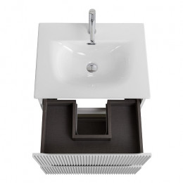 BelBagno Тумба с раковиной Uno 60 подвесная Bianco Opaco с раковиной BB-8099-60