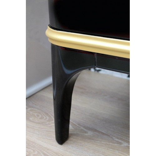 BelBagno Пенал для ванной PRADO-1100 Nero Lucido