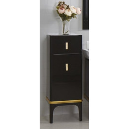 BelBagno Пенал для ванной PRADO-1100 Nero Lucido