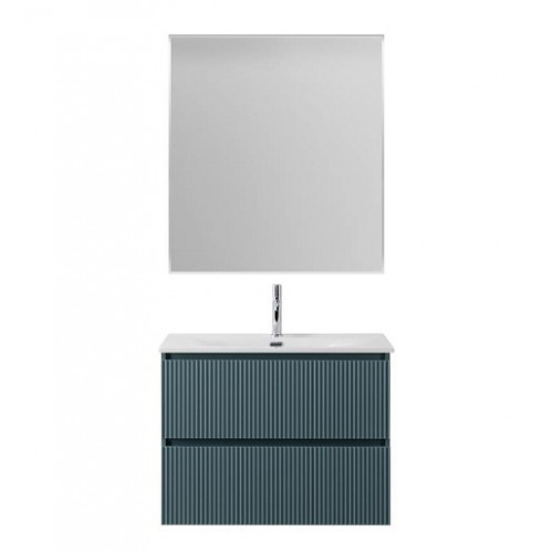BelBagno Тумба с раковиной Uno 90 подвесная Голубой матовый с раковиной BB-8099-90