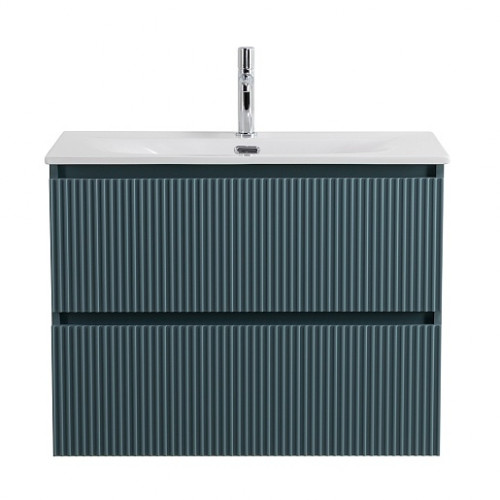 BelBagno Тумба с раковиной Uno 90 подвесная Голубой матовый с раковиной BB-8099-90