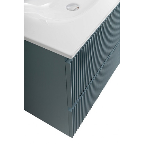 BelBagno Тумба с раковиной Uno 90 подвесная Голубой матовый с раковиной BB-8099-90