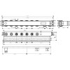 Скрытая часть Hansgrohe RainSelect 15313180 для 5 потребителей