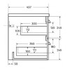 BelBagno Мебель для ванной Eco Cer-N 100 CZR-8073-100 bianco opaco ручки сатин
