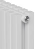 Трубчатый дизайн-радиатор Royal Thermo Shift Q30 C2180 4 секции, белый, боковое подключение