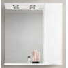 BelBagno Зеркало-шкаф MARINO-SPC-800/750-1A-BL-P-R Bianco Lucido