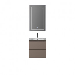 BelBagno Тумба с раковиной Kraft 39-50 подвесная Бежевый матовый с раковиной BB500/390ETL