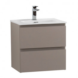 BelBagno Тумба с раковиной Kraft 39-50 подвесная Бежевый матовый с раковиной BB500/390ETL