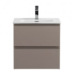 BelBagno Тумба с раковиной Kraft 39-50 подвесная Бежевый матовый с раковиной BB500/390ETL