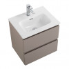 BelBagno Тумба с раковиной Kraft 39-50 подвесная Бежевый матовый с раковиной BB500/390ETL