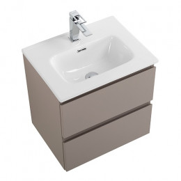 BelBagno Тумба с раковиной Kraft 39-50 подвесная Бежевый матовый с раковиной BB500/390ETL