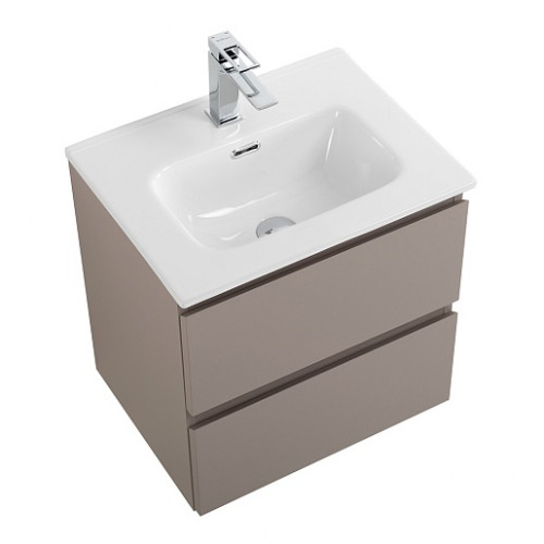 BelBagno Тумба с раковиной Kraft 39-50 подвесная Бежевый матовый с раковиной BB500/390ETL