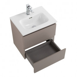 BelBagno Тумба с раковиной Kraft 39-50 подвесная Бежевый матовый с раковиной BB500/390ETL