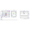 Aqwella Мебель для ванной Фостер 80