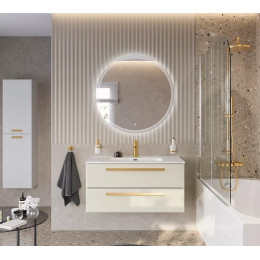 BelBagno Мебель для ванной Eco Cer-N 100 брашированная альпака CZR-8095-100 ручки сатиновое золото