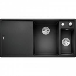 Кухонная мойка Blanco Axia III 6 S доска стекло чаша справа, антрацит