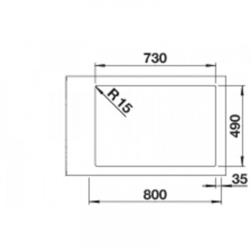 Мойка кухонная Blanco Solis 700-IF/A 526127 хром