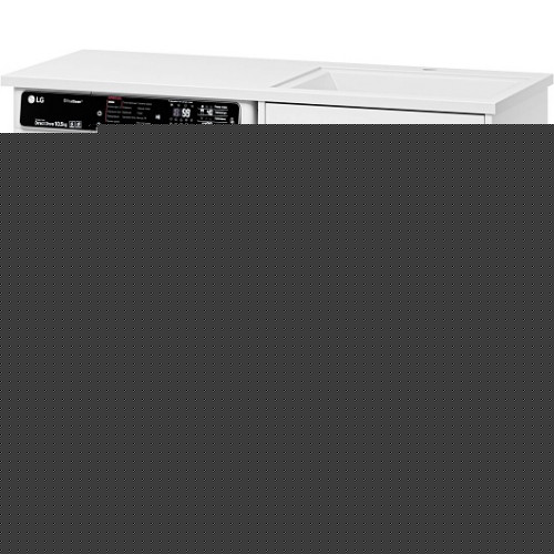 Misty Мебель для ванной с раковиной под стиральную машину Ингрид 120 R белая