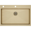 Мойка для кухни Paulmark Vast-Pro PM707551-BG 75x51 брашированное золото