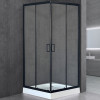 Royal Bath Душевой уголок RB90HP-T-BL 90х90х200
