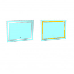 Зеркало Corozo Барго 80 LED SD-00001117,белый