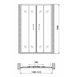 Gemy Душевая дверь Victoria S30192A