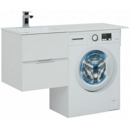 Aquanet Тумба с раковиной Алвита 120 L белая