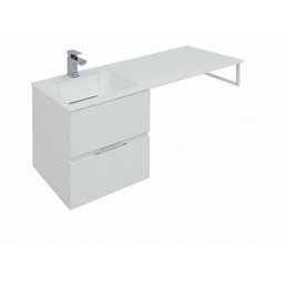Aquanet Тумба с раковиной Алвита 120 L белая