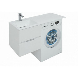 Aquanet Тумба с раковиной Алвита 120 L белая