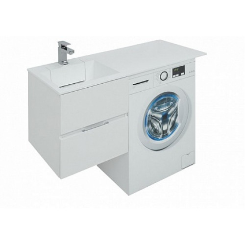 Aquanet Тумба с раковиной Алвита 120 L белая