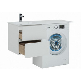 Aquanet Тумба с раковиной Алвита 120 L белая