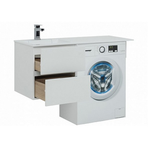 Aquanet Тумба с раковиной Алвита 120 L белая
