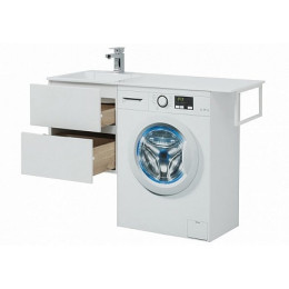 Aquanet Тумба с раковиной Алвита 120 L белая