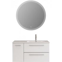 BelBagno Мебель для ванной Eco Cer-N 100-1 R bianco lucido CZR-8095-100-R ручки сатин