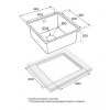 Мойка для кухни Paulmark Lassan PM304444-BG 44х44 золото