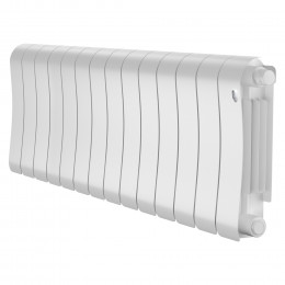 Радиатор биметаллический Royal Thermo Infinity 300 Bianco Traffico VR80 14 секций, нижнее подключение