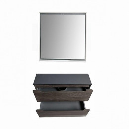 BelBagno Тумба под раковину ART-HPL 800, 2 ящика, Olmo Nero