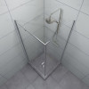 Triton Душевой уголок Терра-Хром 90x90