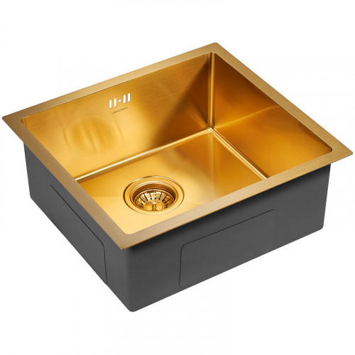 Мойка для кухни Paulmark Gerberg Uni PM254844-BG 48 брашированное золото
