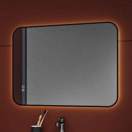 Aquanet Зеркало Контур 60x80 Led TX с подсветкой и антизапотеванием черное