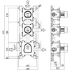 Скрытая часть для смесителя Paffoni Modular Box MDBOX018 285591