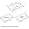 Мойка для кухни Paulmark Lumi UNI LU74-AN 74x46 антрацит