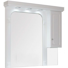 Зеркало-шкаф Aquanet Фредерика 125 00182012 белый